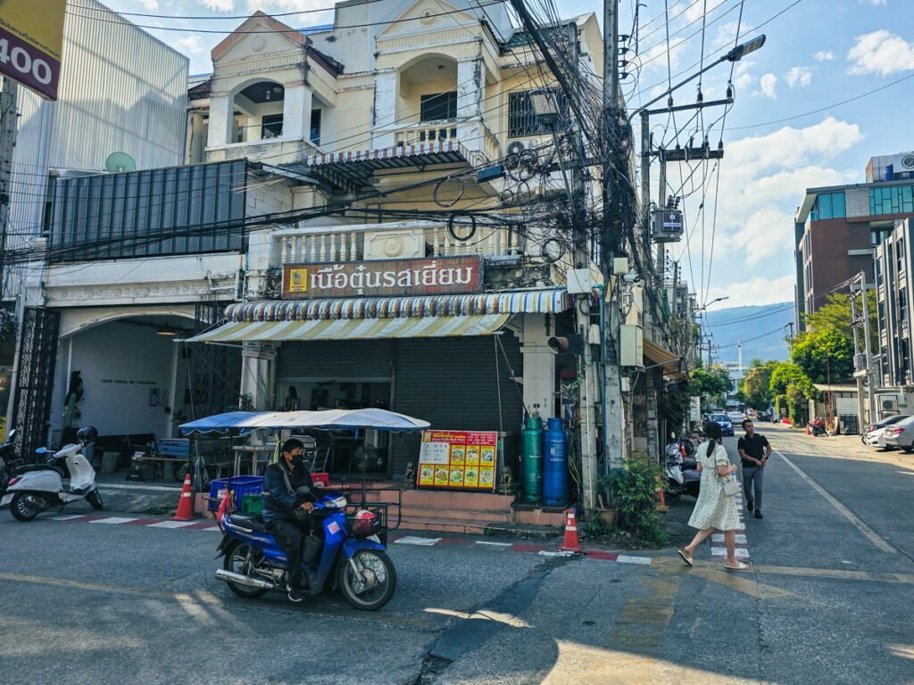 A Khao Soi restaurant in the Nimman area of Chiang Mai